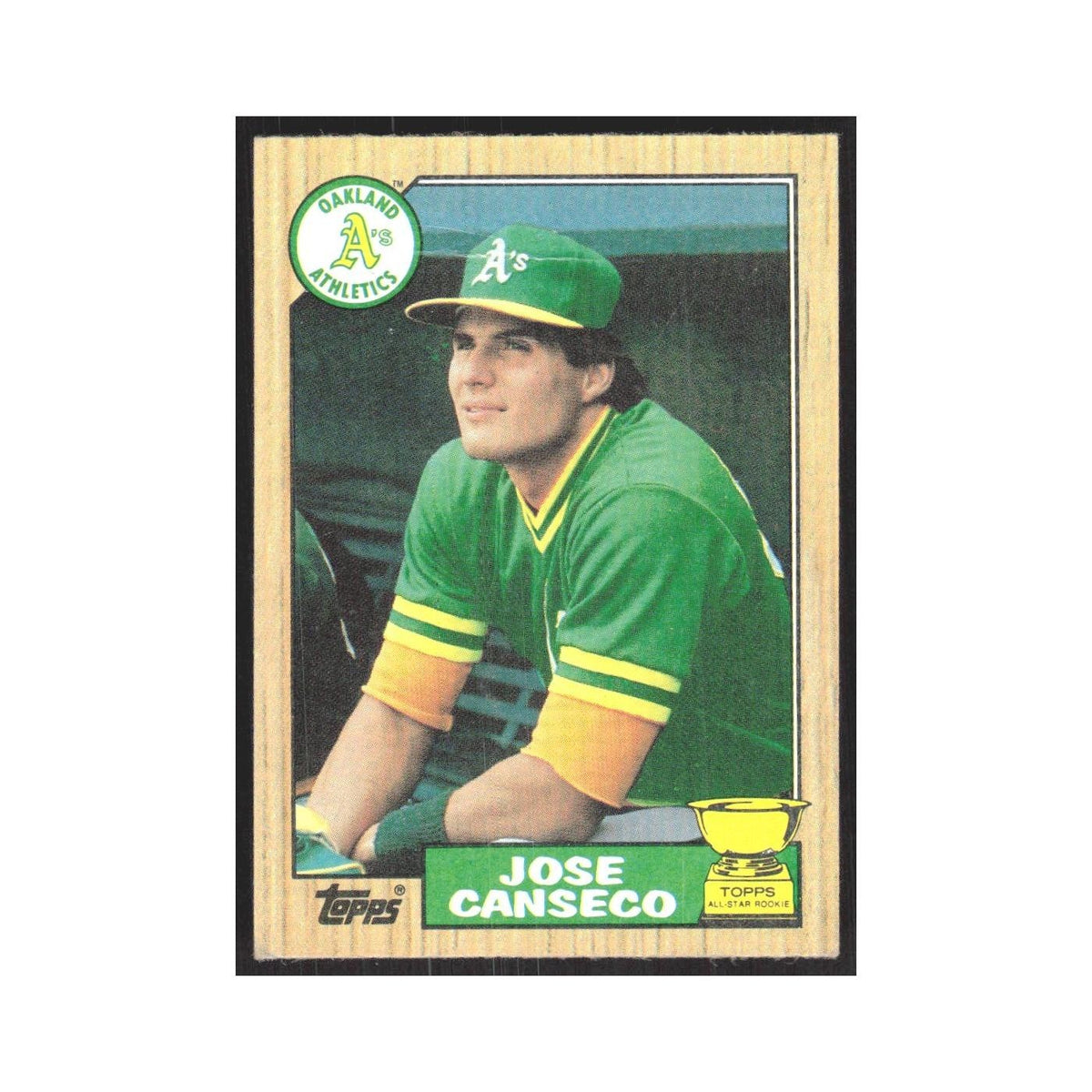 1987 Topps Jose Canseco Athletics #620