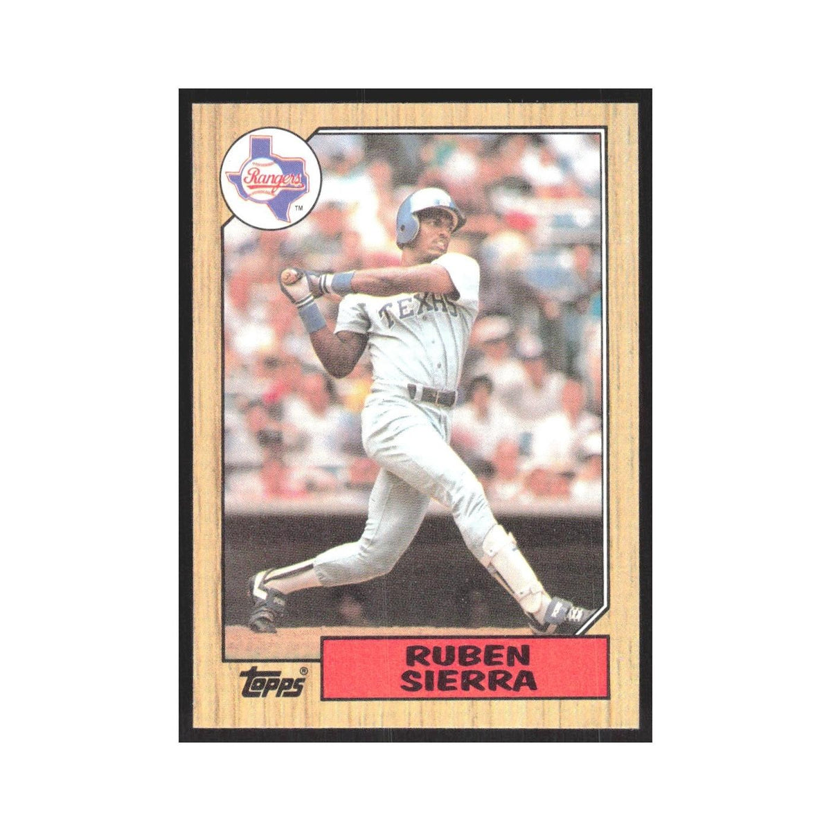 1987 Topps Ruben Sierra Rangers #261