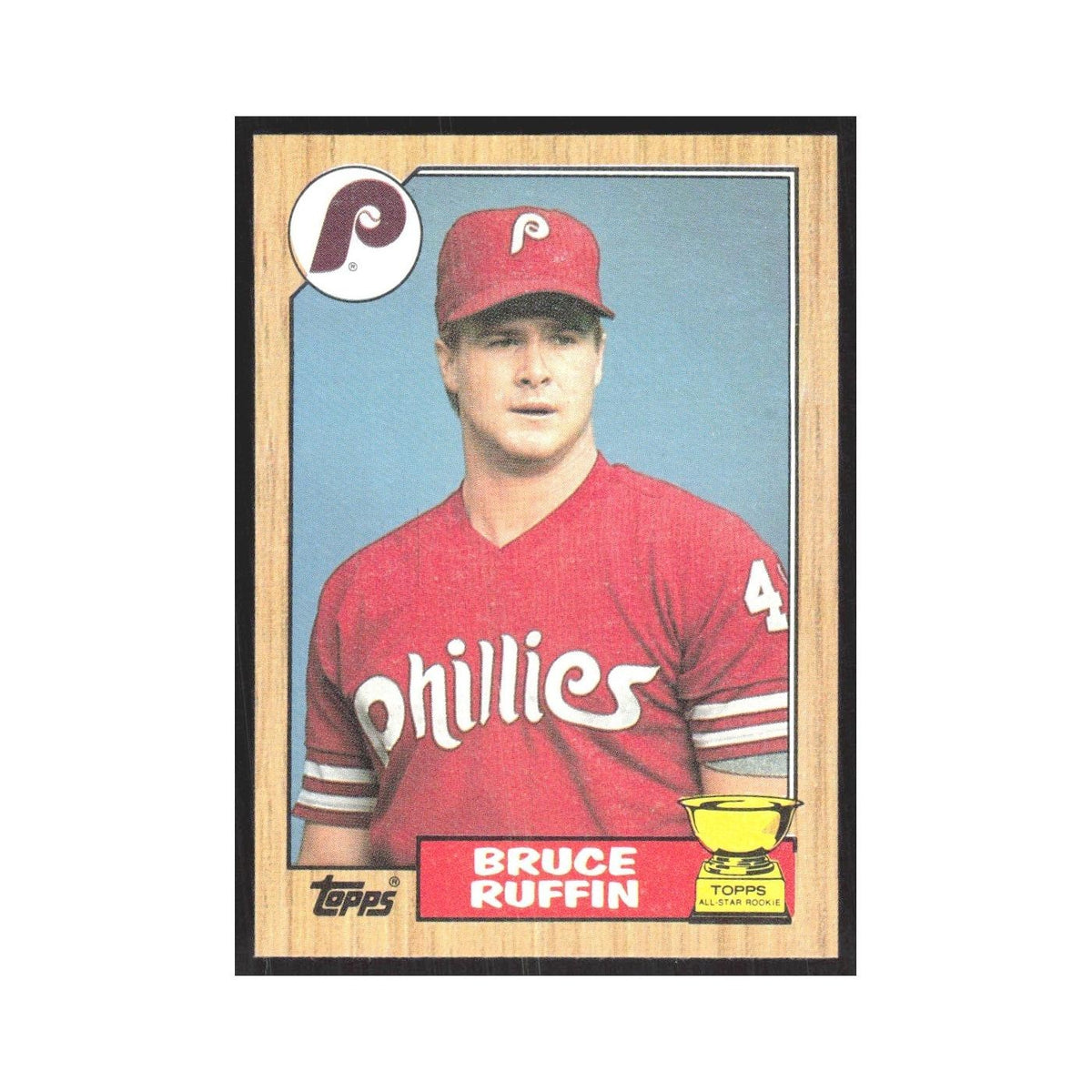 1987 Topps Bruce Ruffin Phillies #499