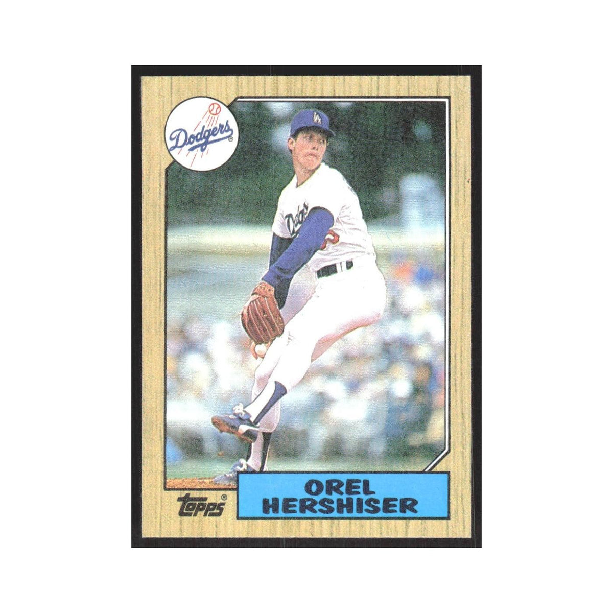1987 Topps Orel Hershiser Dodgers #385