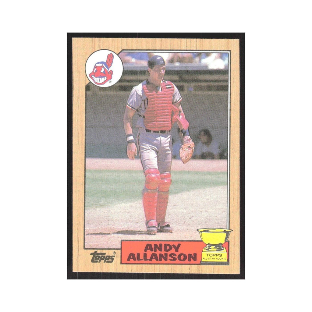 1987 Topps Andy Allanson Indians #436