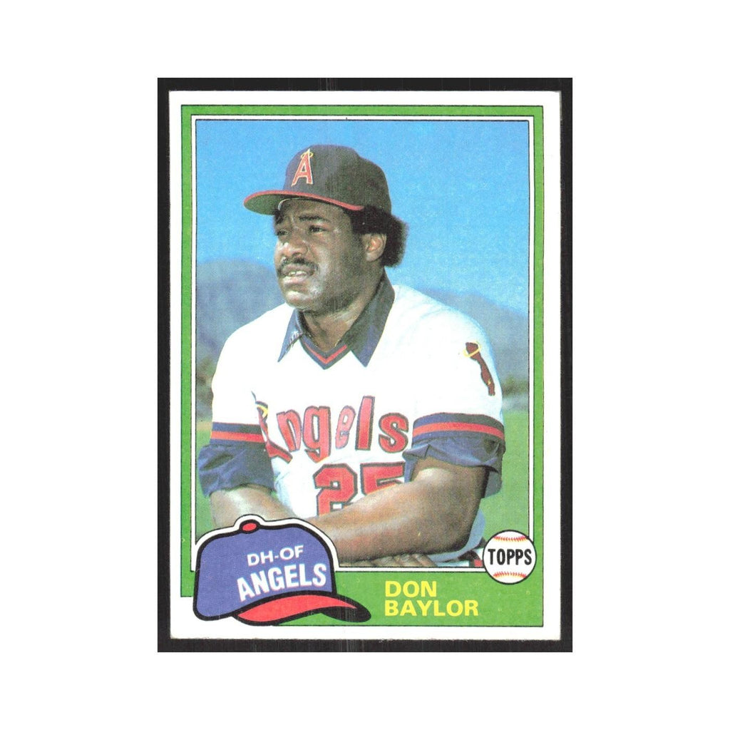 1981 Topps Don Baylor Angels #580