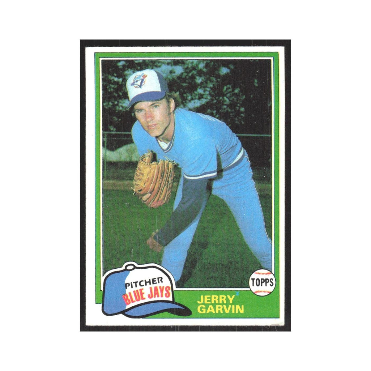 1981 Topps Jerry Garvin Blue Jays #124