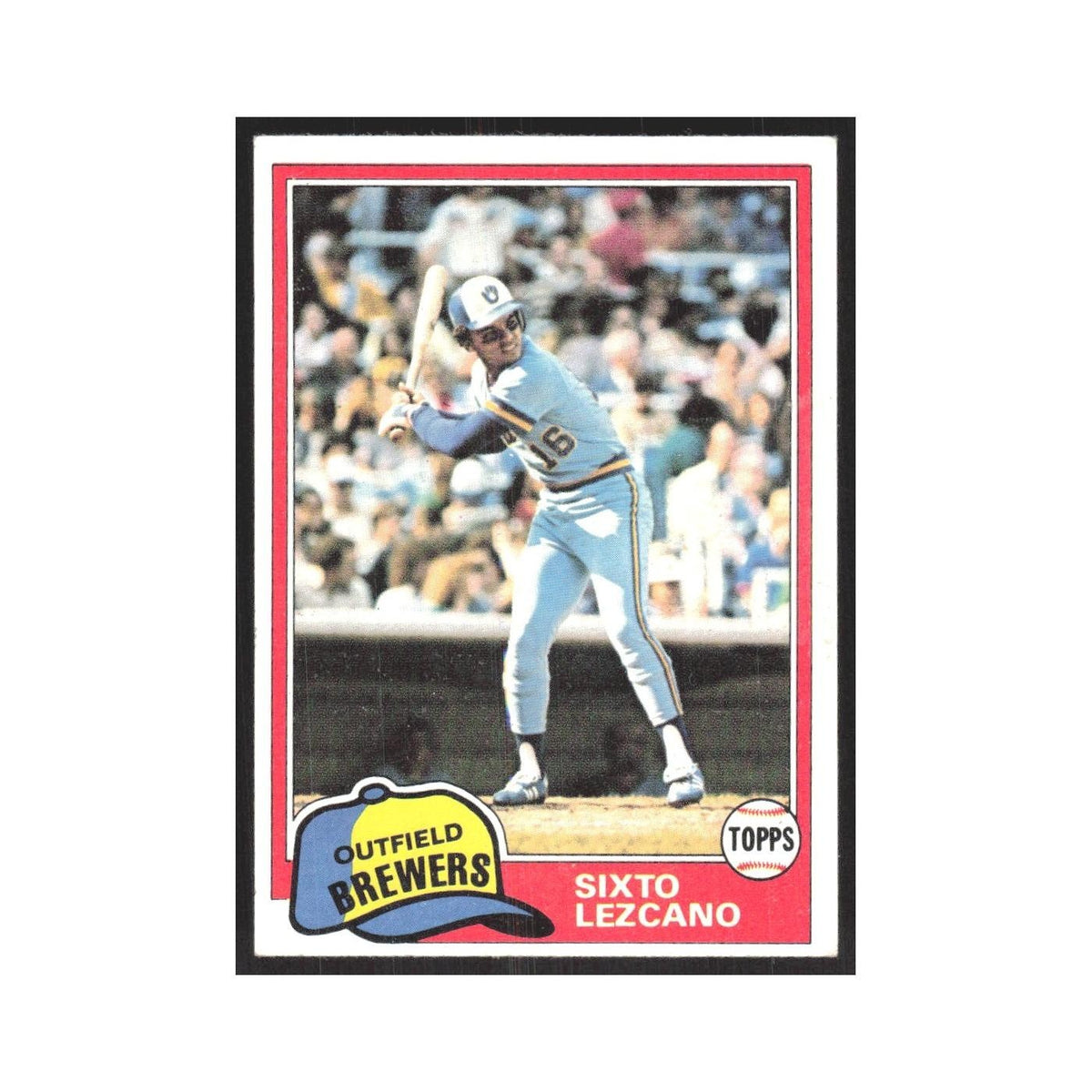 1981 Topps Sixto Lezcano Brewers #25