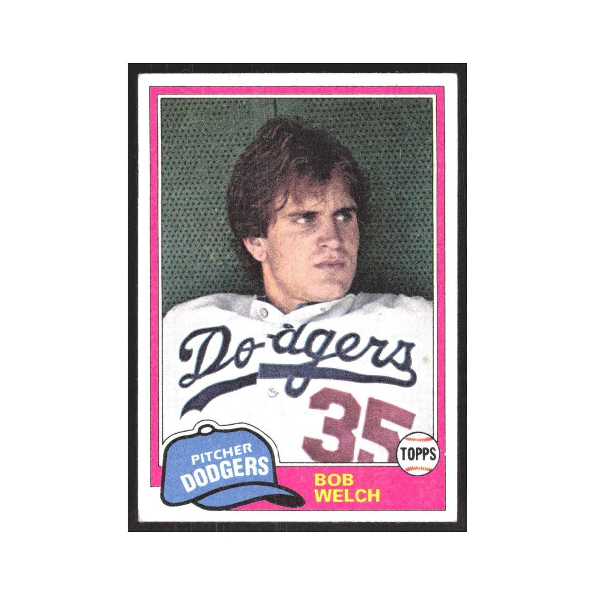1981 Topps Bob Welch Dodgers #624