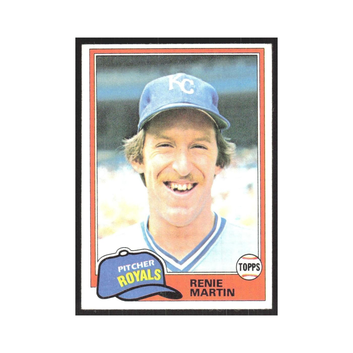 1981 Topps Renie Martin Royals #452