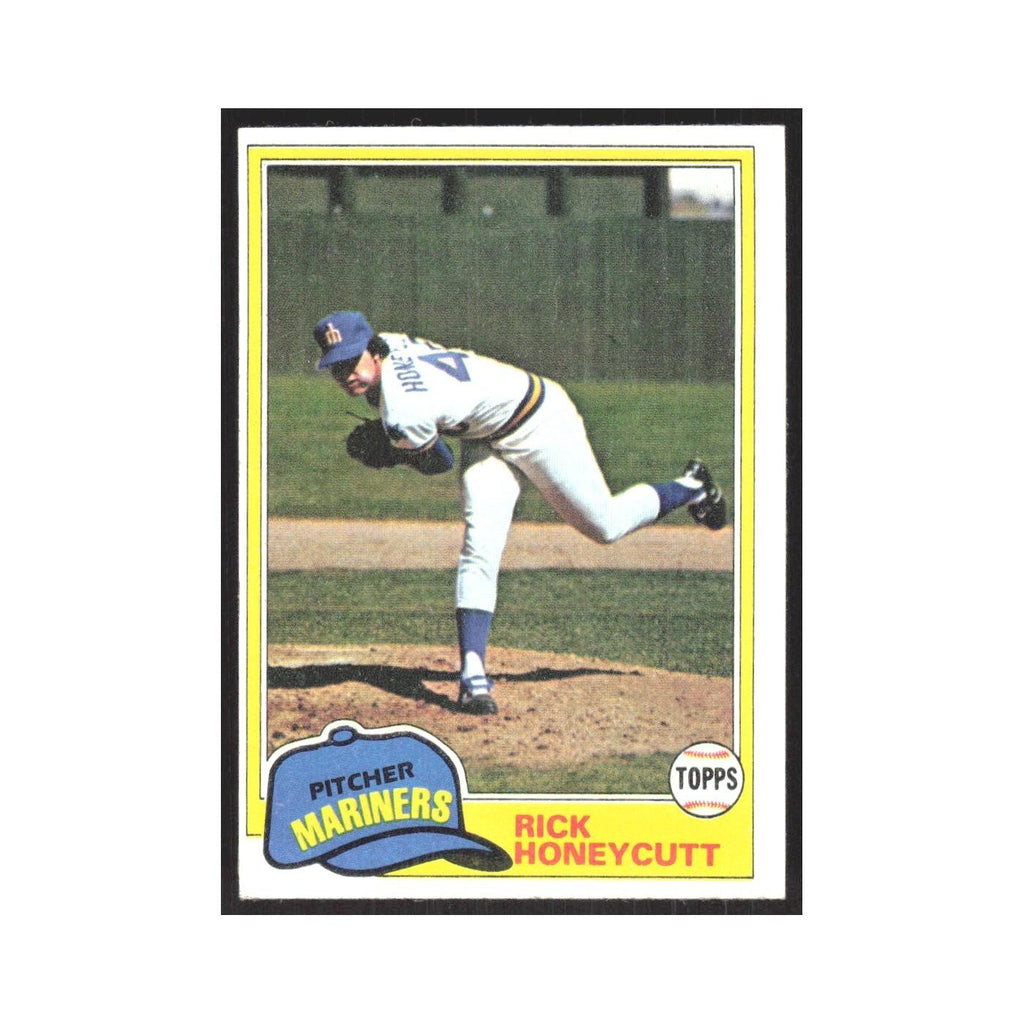 1981 Topps Rick Honeycutt Mariners #33