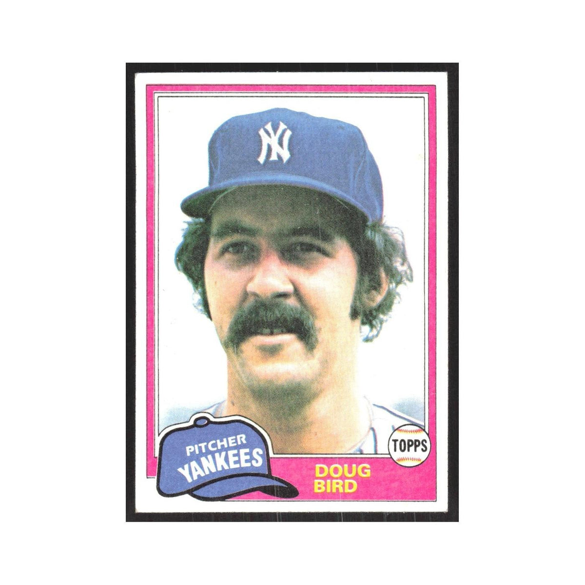 1981 Topps Doug Bird Yankees #516