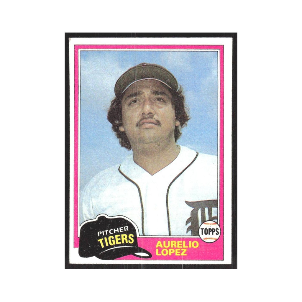 1981 Topps Aurelio Lopez Tigers #291