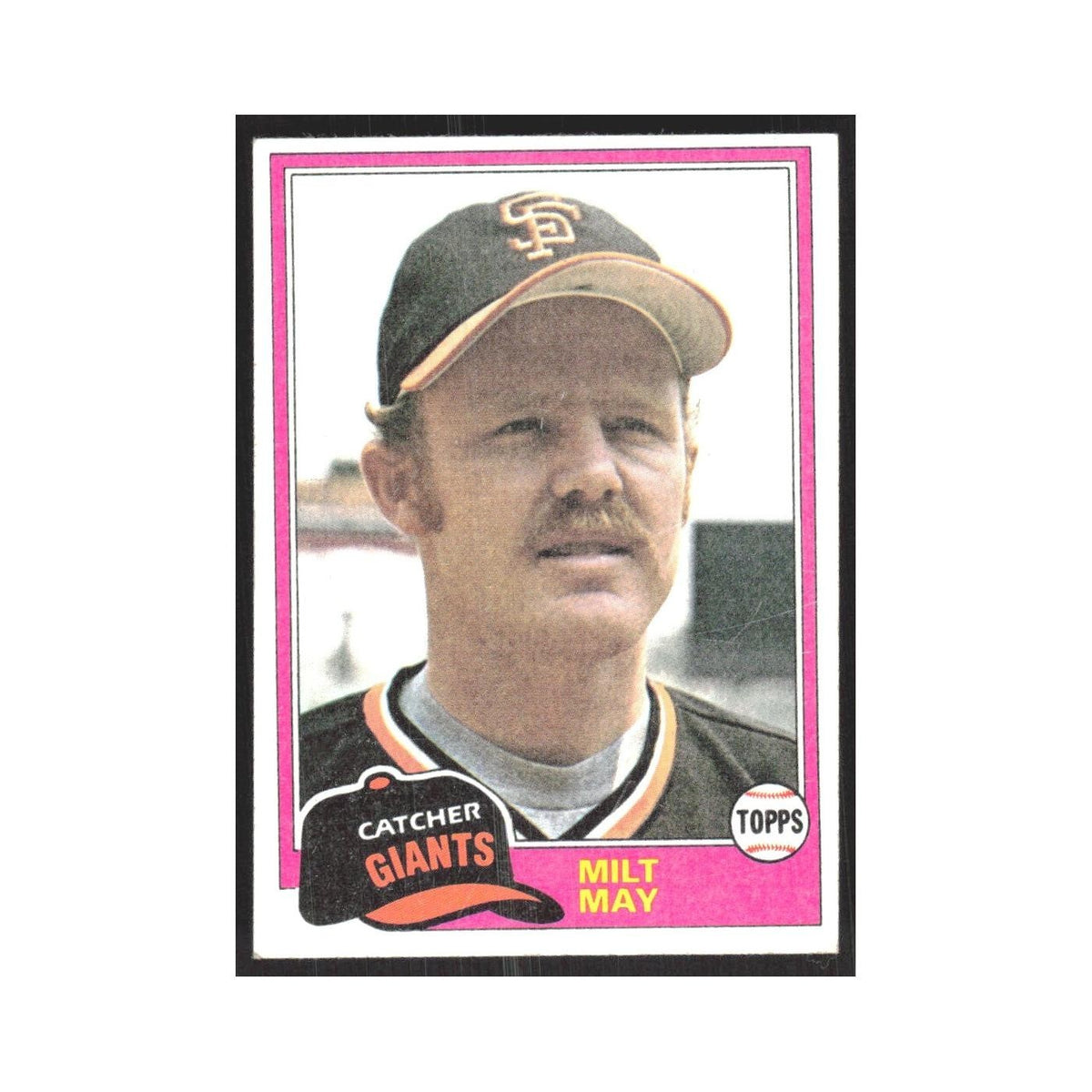 1981 Topps Milt May Giants #463