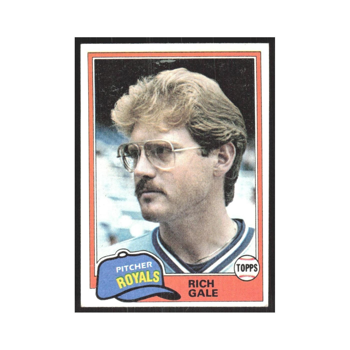 1981 Topps Rich Gale Royals #544