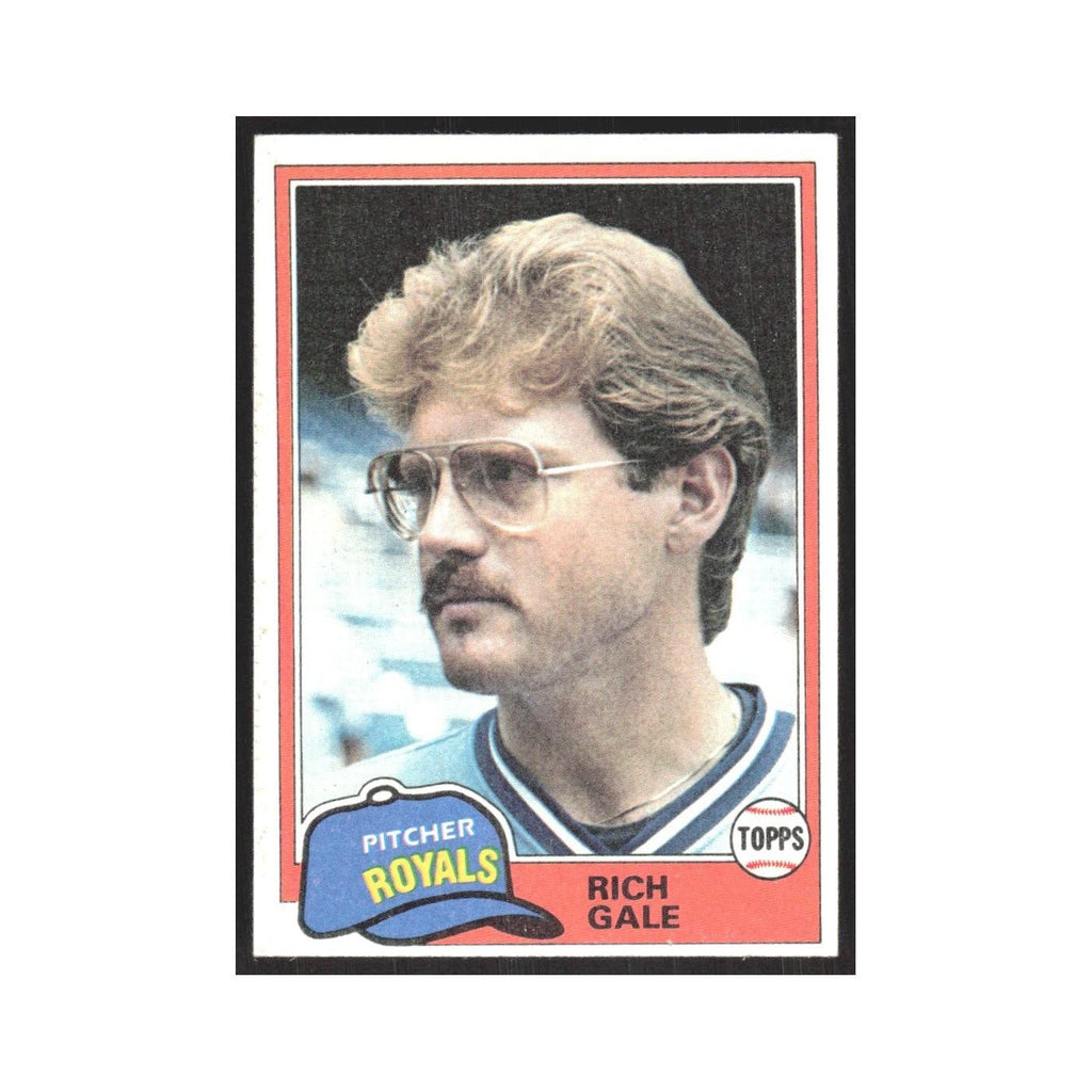 1981 Topps Rich Gale Royals #544
