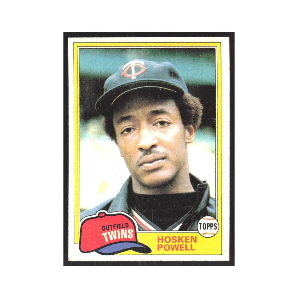 1981 Topps Hosken Powell Twins #137