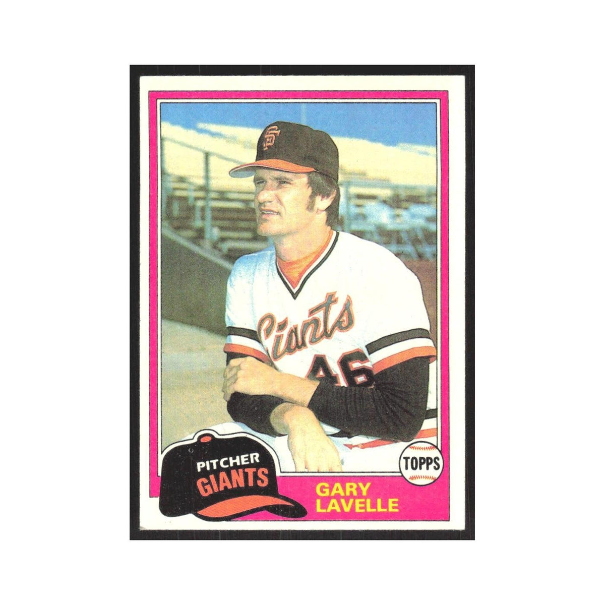 1981 Topps Gary Lavelle Giants #588