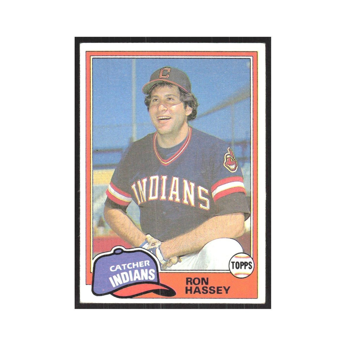 1981 Topps Ron Hassey Indians #564