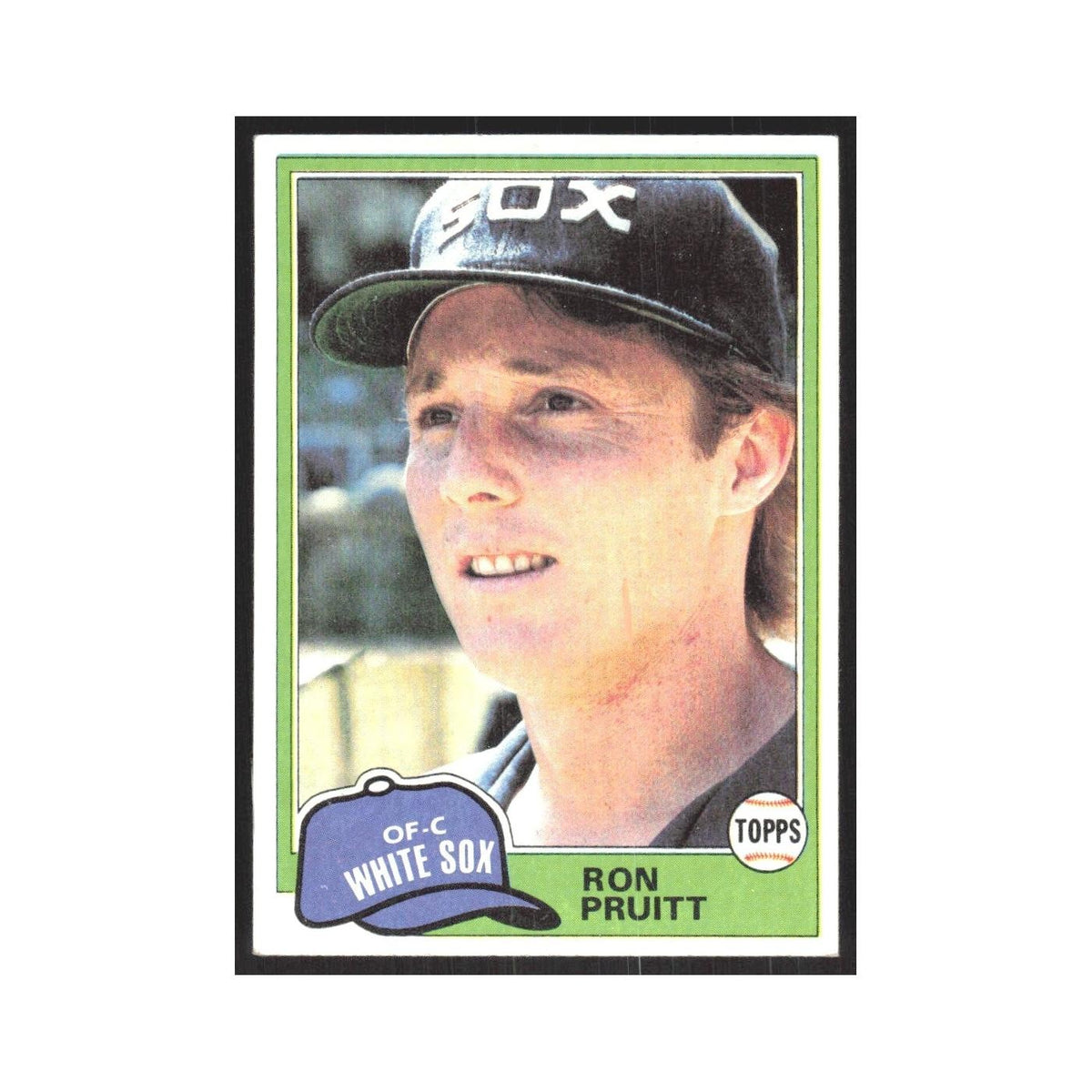 1981 Topps Ron Pruitt White Sox #442