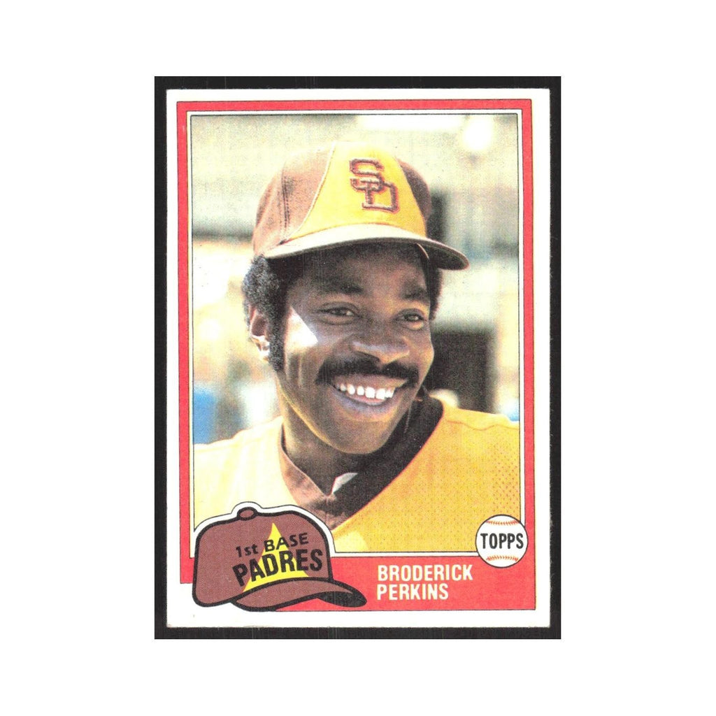 1981 Topps Broderick Perkins Padres #393