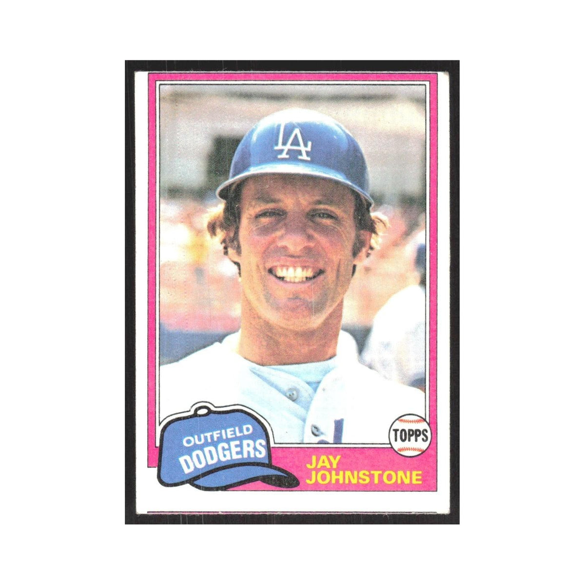 1981 Topps Jay Johnstone Dodgers #372