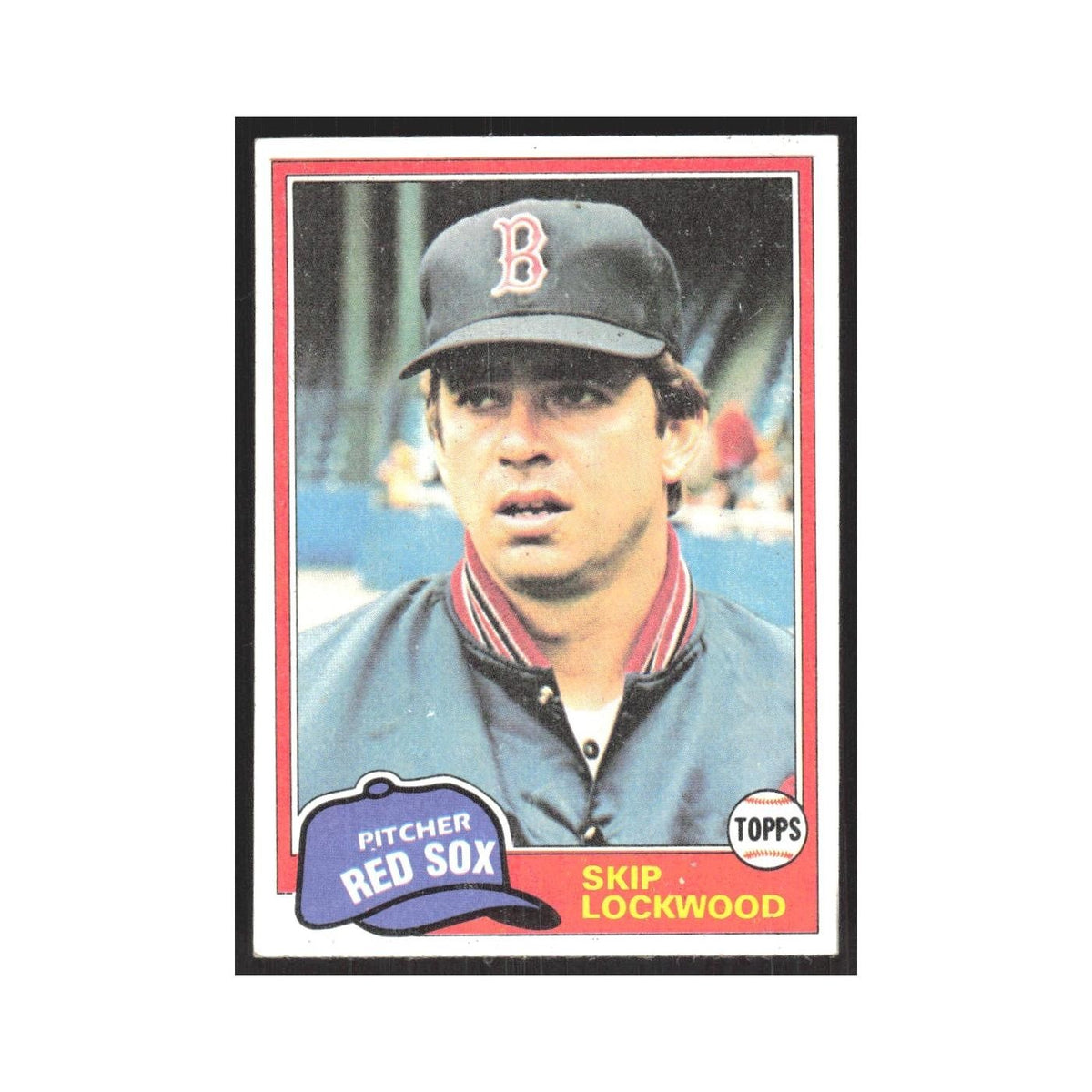 1981 Topps Skip Lockwood Red Sox #233