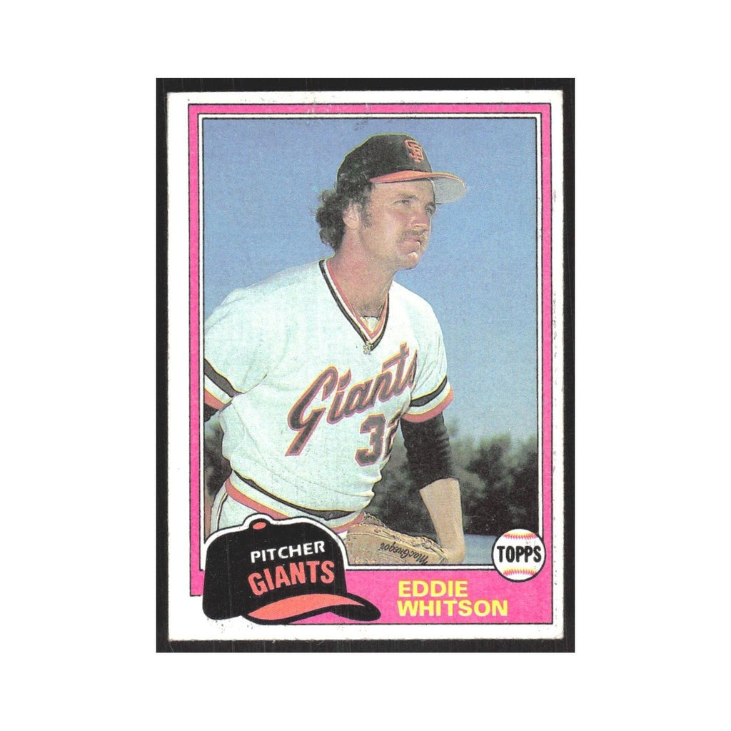 1981 Topps Eddie Whitson Giants #336