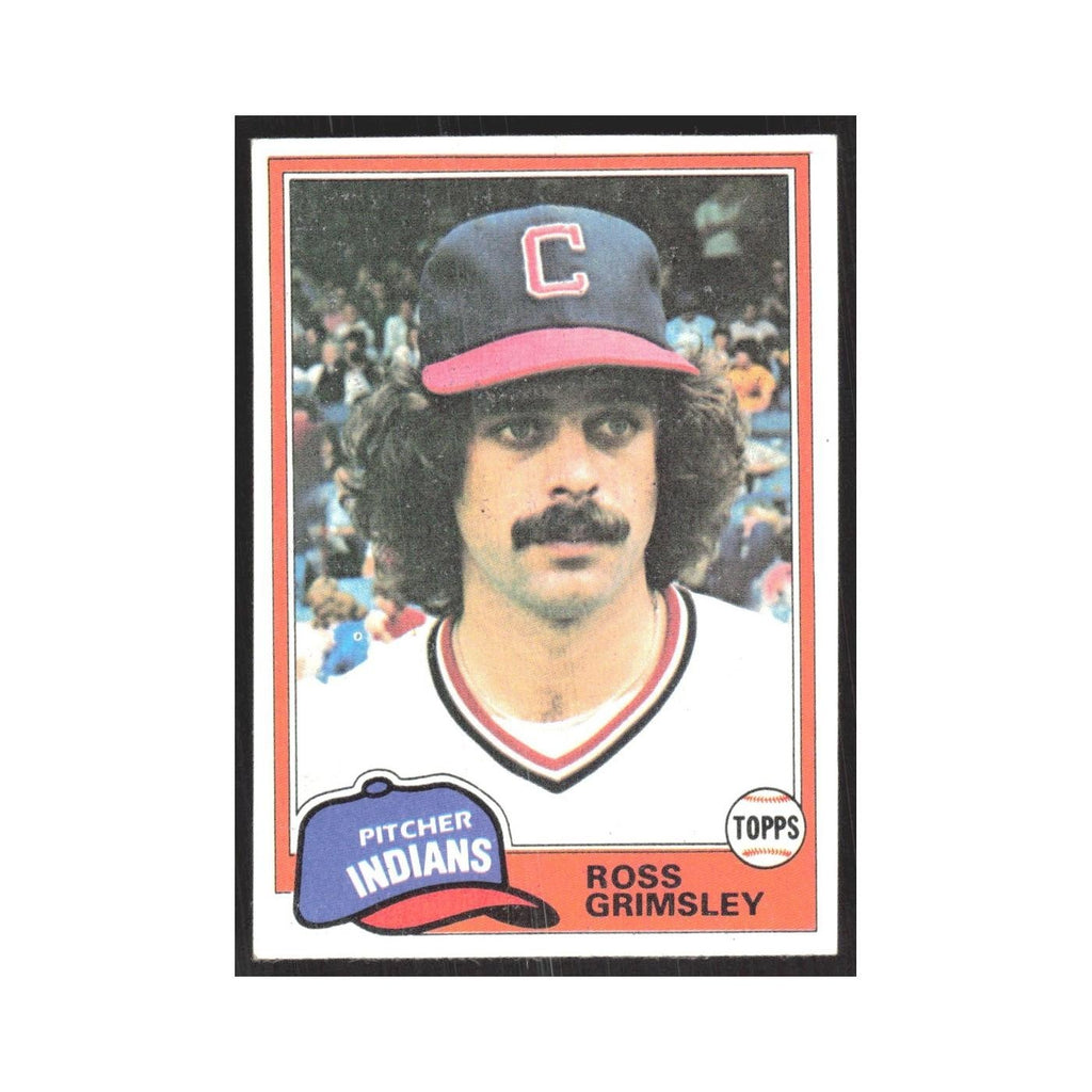 1981 Topps Ross Grimsley Indians #170