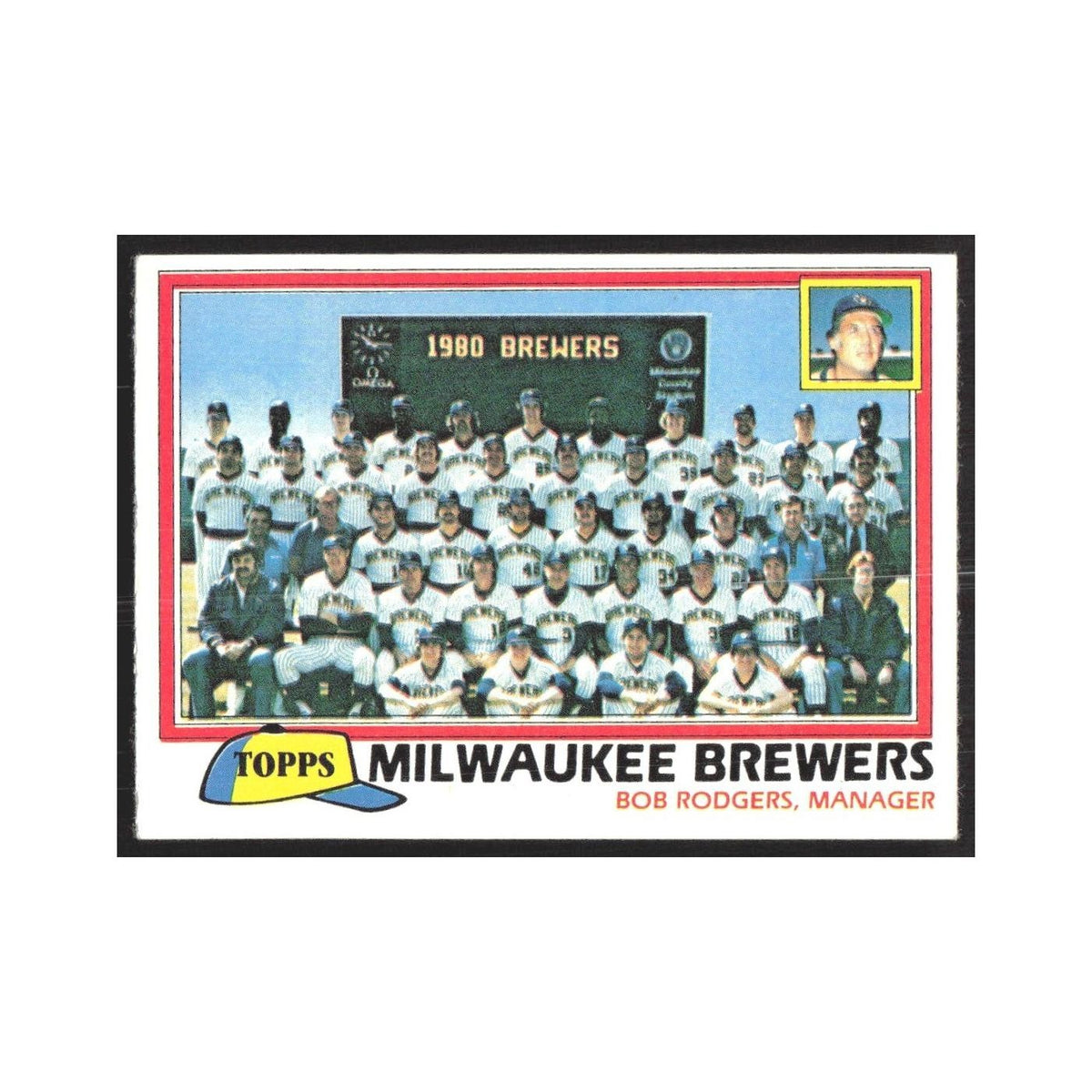 1981 Topps Bob Rodgers Brewers #668