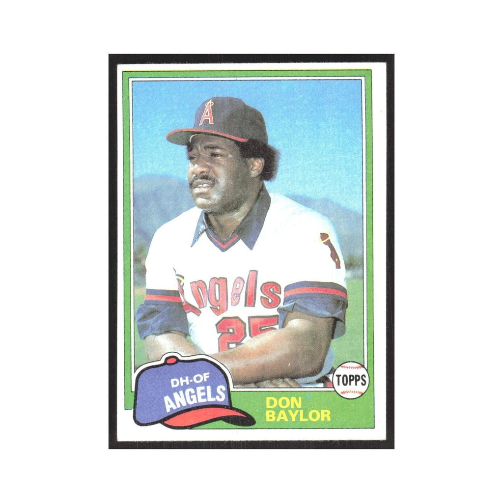 1981 Topps Don Baylor Angels #580