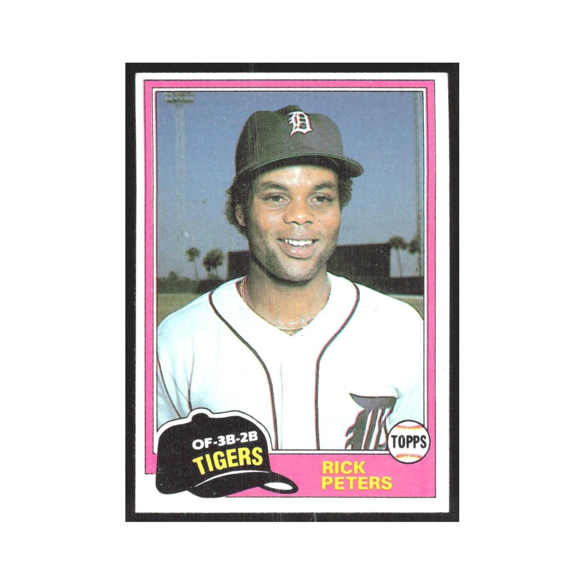 1981 Topps Rick Peters Tigers #177