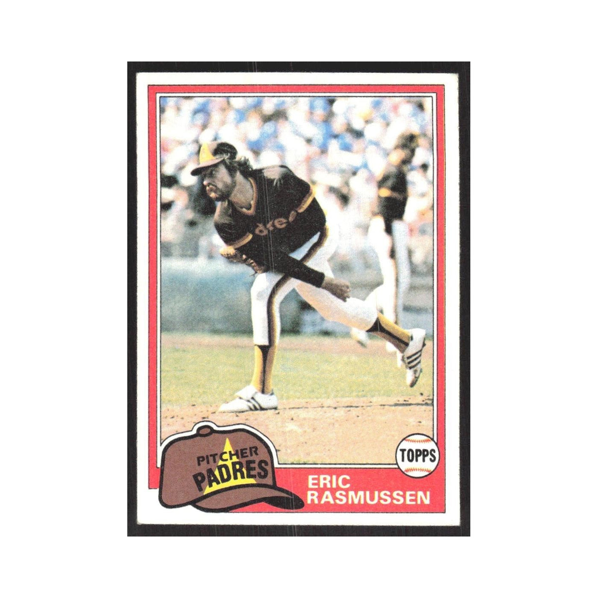 1981 Topps Eric Rasmussen Padres #342
