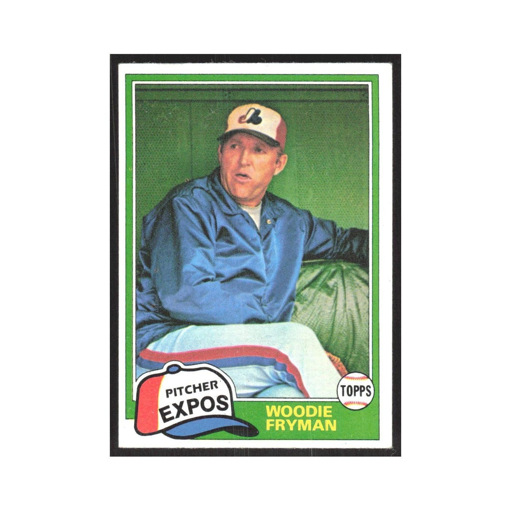 1981 Topps Woodie Fryman Montreal Expos #394