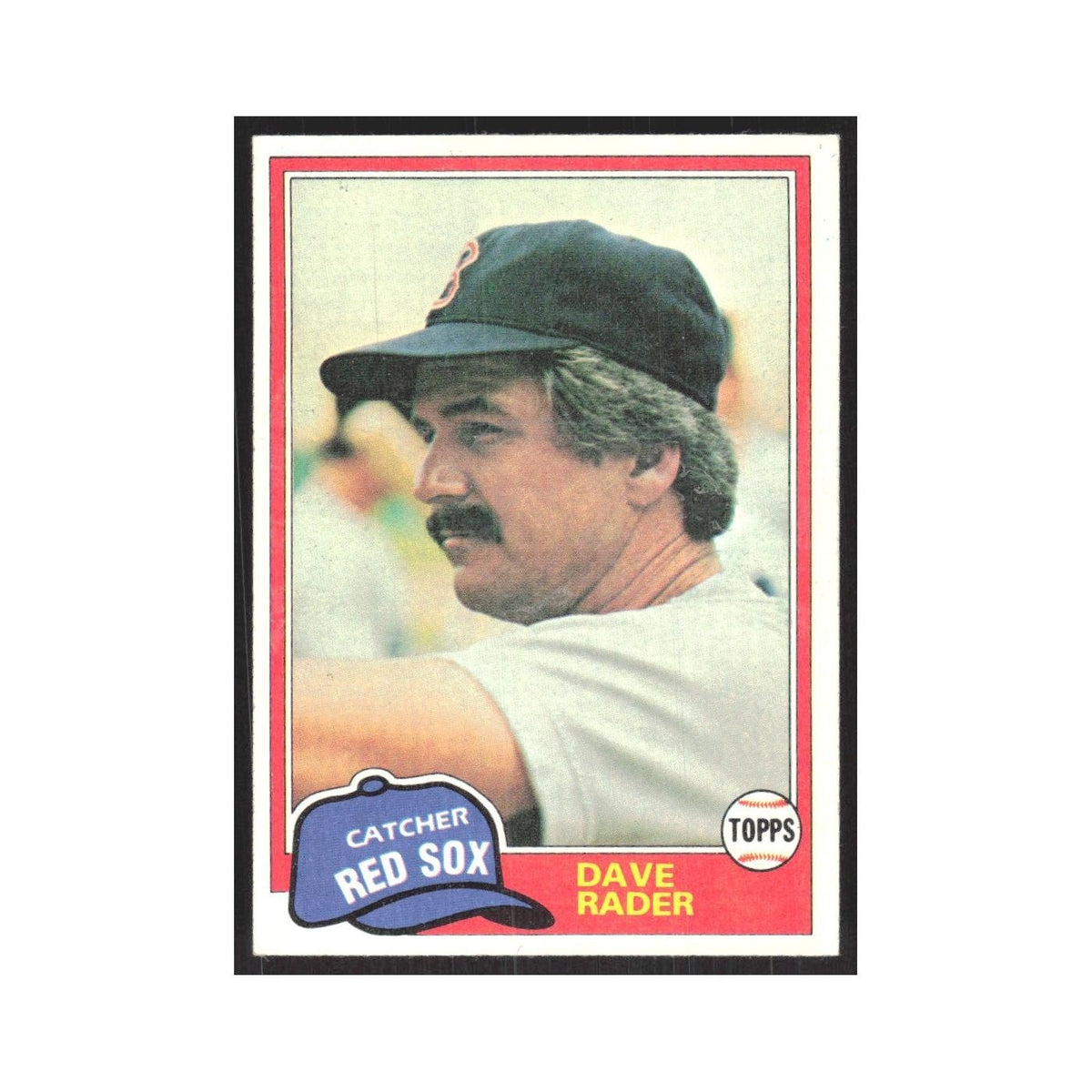 1981 Topps Dave Rader Red Sox #378