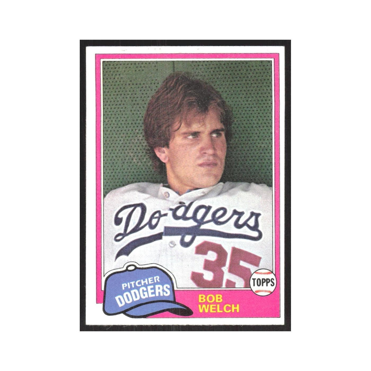 1981 Topps Bob Welch Dodgers #624