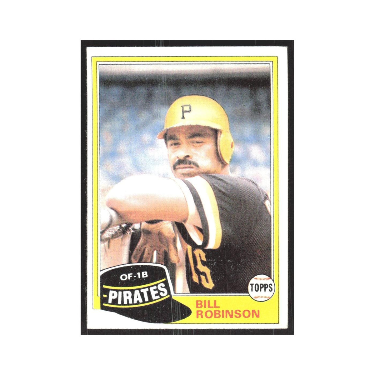 1981 Topps Bill Robinson Pirates #51