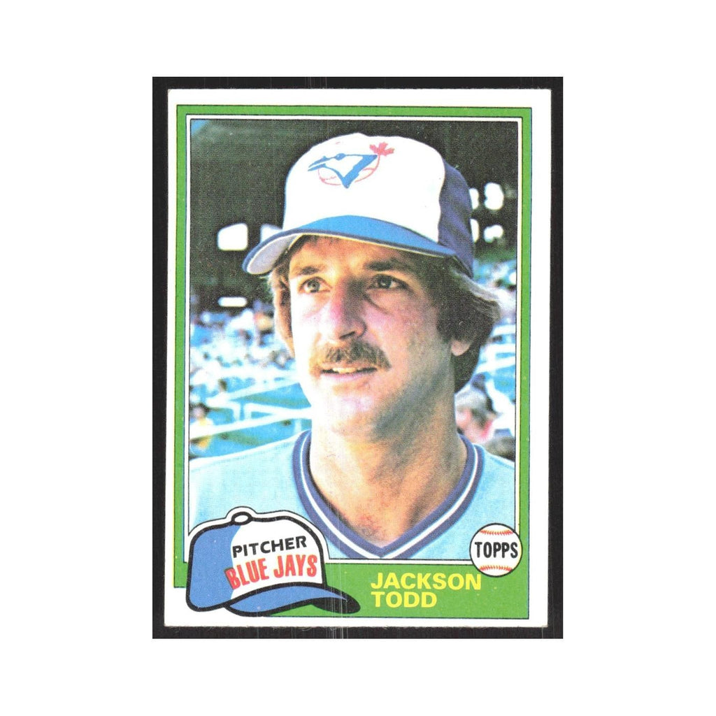1981 Topps Jackson Todd Blue Jays #142