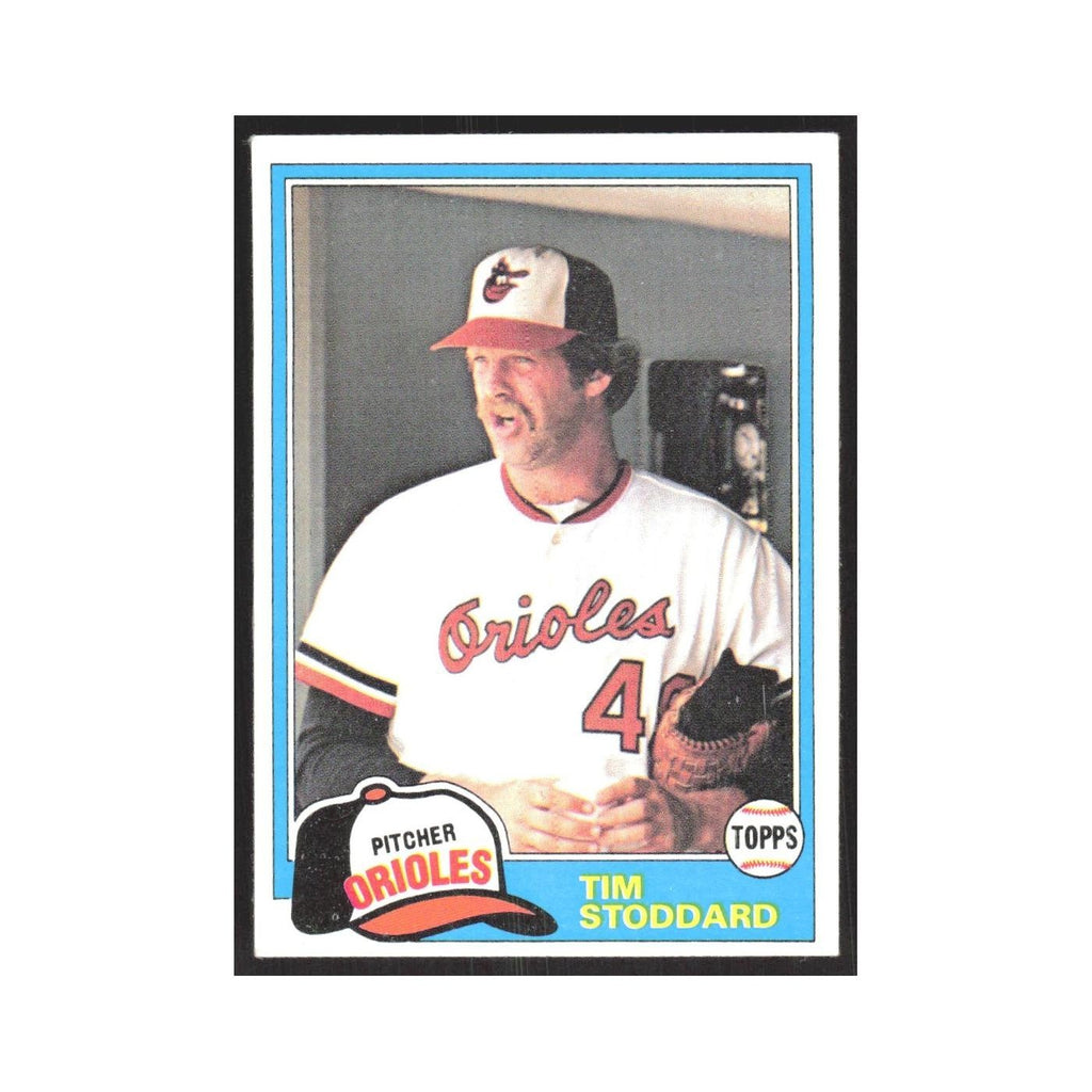 1981 Topps Tim Stoddard Orioles #91