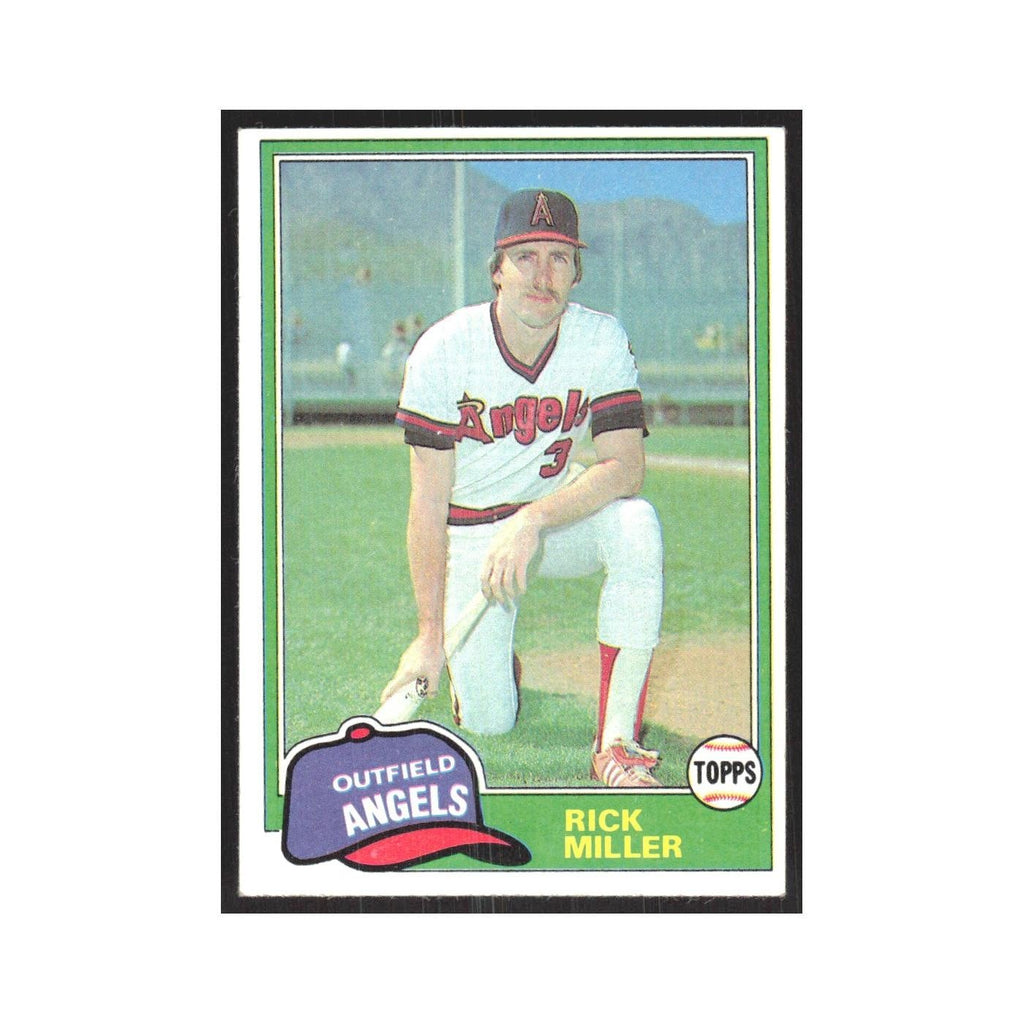 1981 Topps Rick Miller Angels #239