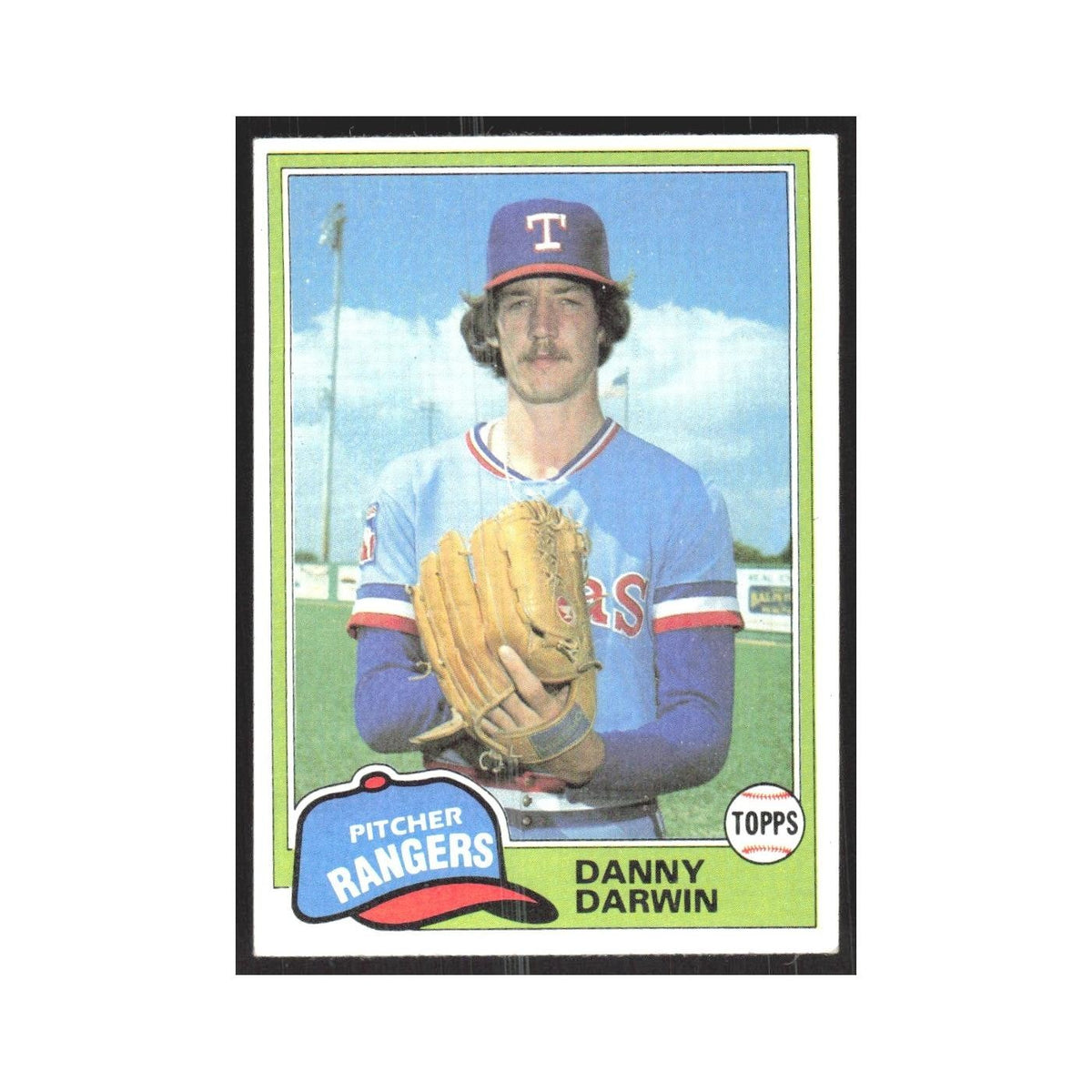 1981 Topps Danny Darwin Rangers #22