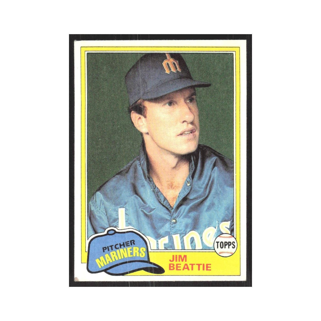 1981 Topps Jim Beattie Mariners #443