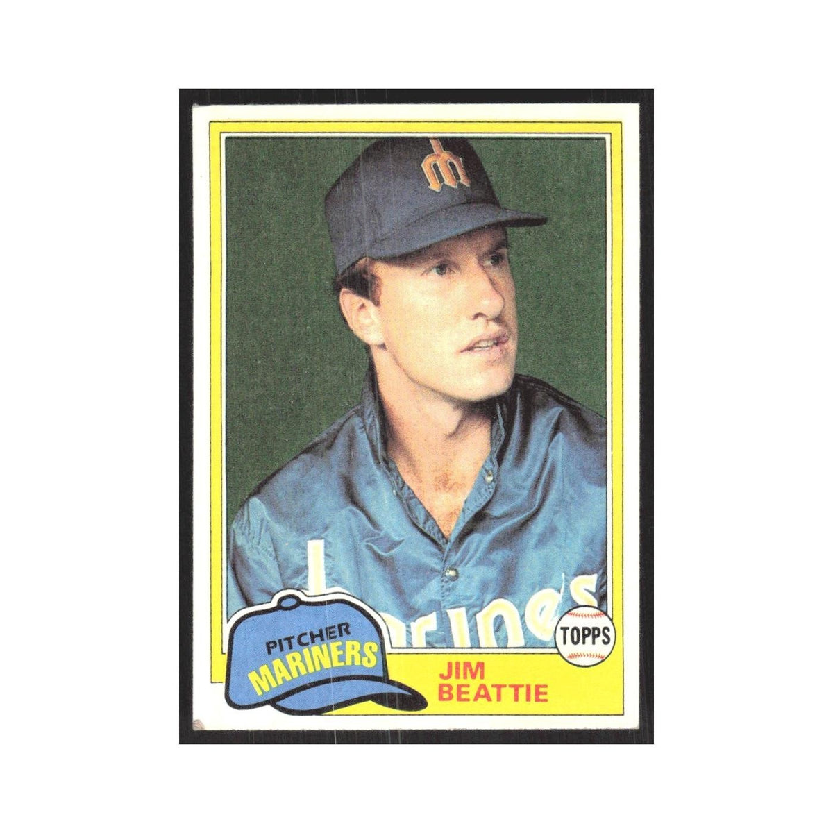 1981 Topps Jim Beattie Mariners #443