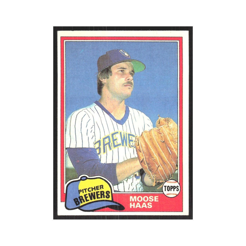 1981 Topps Moose Haas Brewers #327