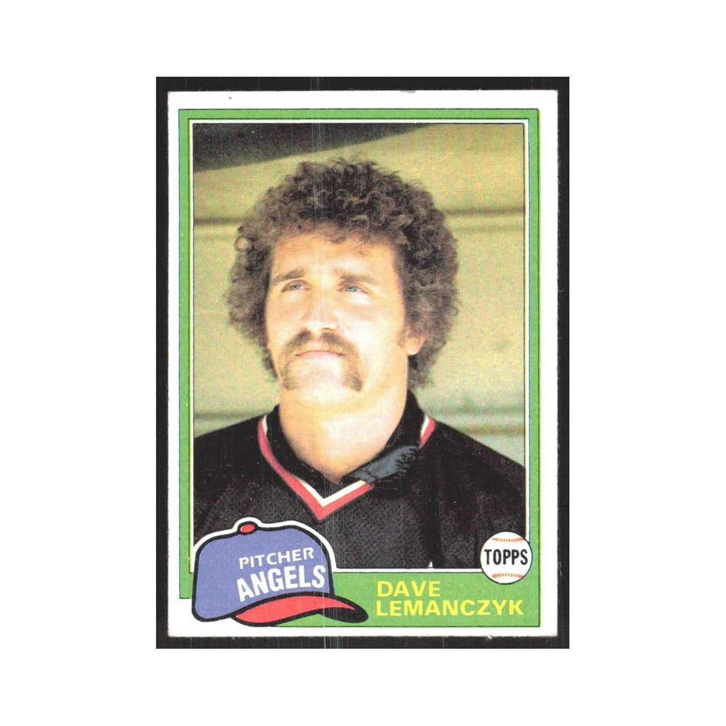 1981 Topps Dave Lemanczyk Angels #391