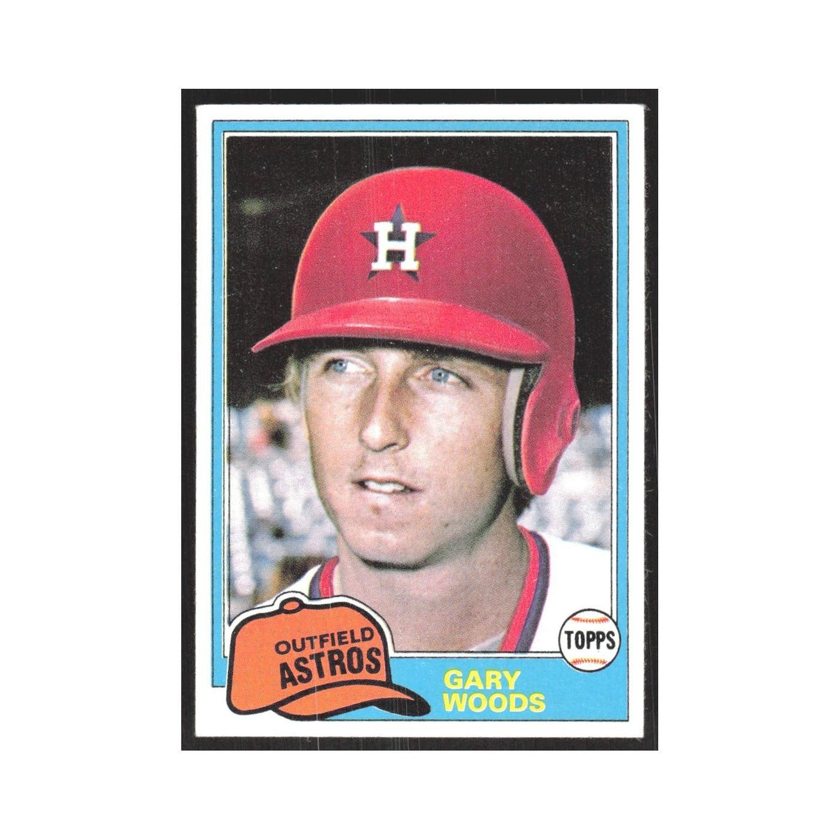 1981 Topps Gary Woods Astros #172