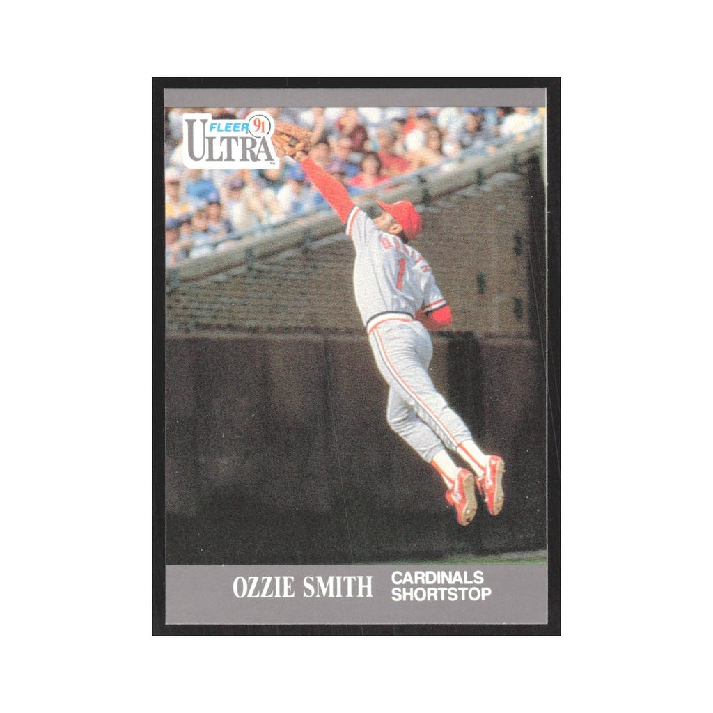 1991 Fleer Ultra Ozzie Smith Cardinals #296