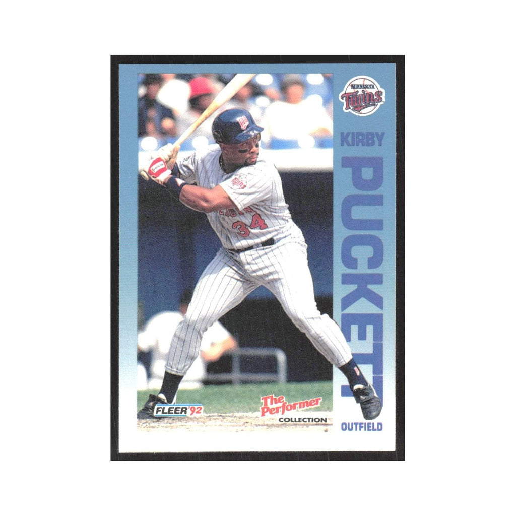 1992 Fleer The Performer Kirby Puckett Twins #11