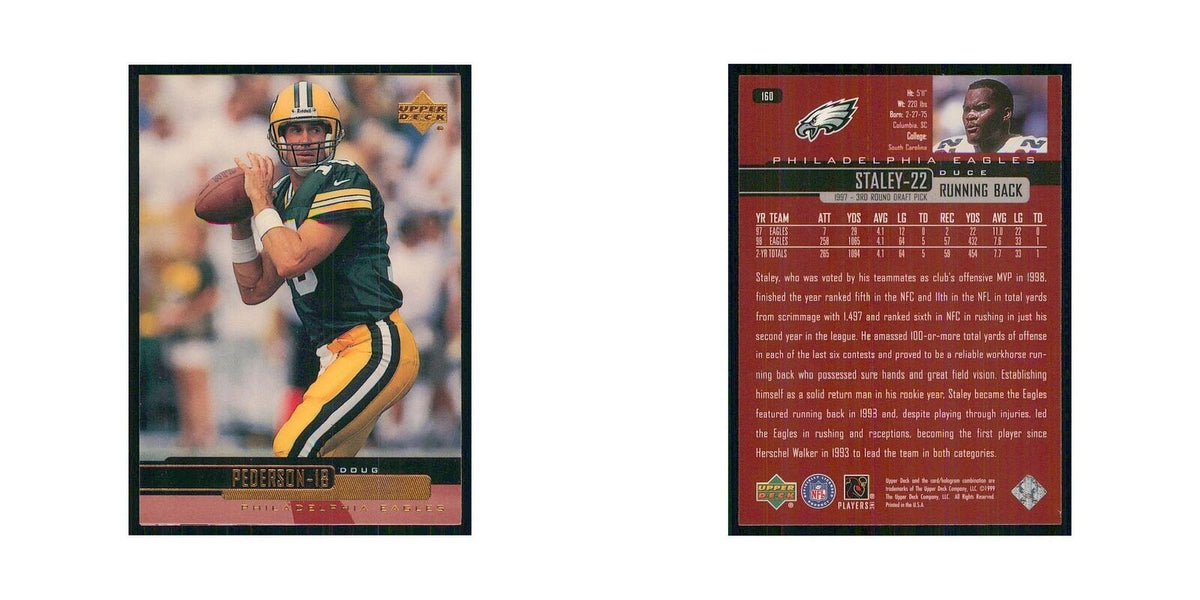 1999 Upper Deck Duce Staley Eagles #160