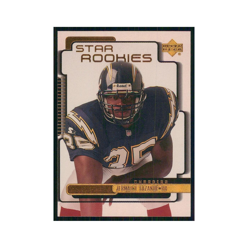 1999 Upper Deck Jermaine Fazande RC San Diego Chargers #258