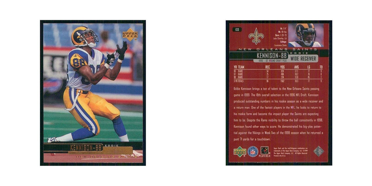 1999 Upper Deck Eddie Kennison Saints #133