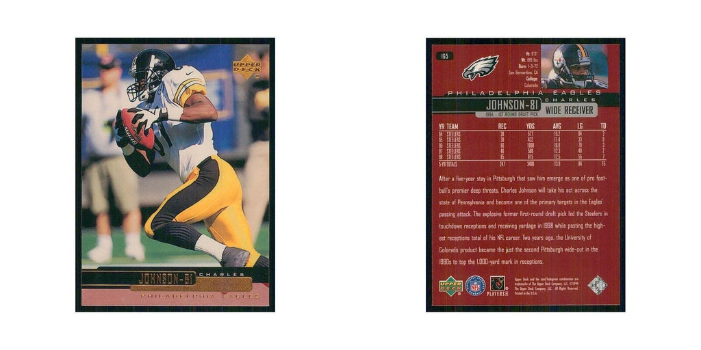 1999 Upper Deck Charles Johnson Eagles #165