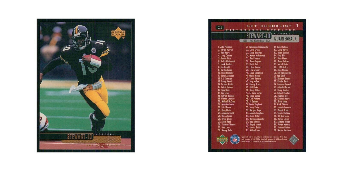1999 Upper Deck Kordell Stewart Steelers #223