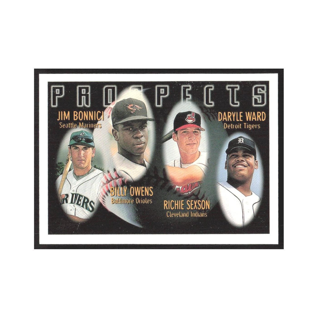 1996 Topps Jim Bonnici/Billy Owens/Richie Sexson/Daryle Ward #425